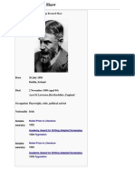 George Bernard Shaw Biography