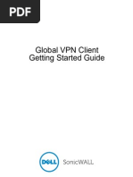 Dell SonicWALL Global VPN Client Getting Started Guide