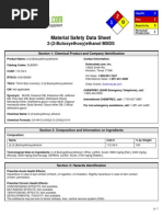 Material Safety Data Sheet: 2 - (2-Butoxyethoxy) Ethanol MSDS