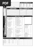 Delta Green Character Sheet | PDF | Games &amp; Activities | Young Adult