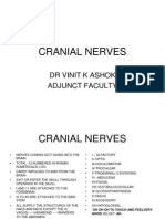 Cranial Nerves: DR Vinit K Ashok Adjunct Faculty