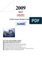 SANIL Sensors Product Catalogue: DC 3-Wire Type Proximity Switches