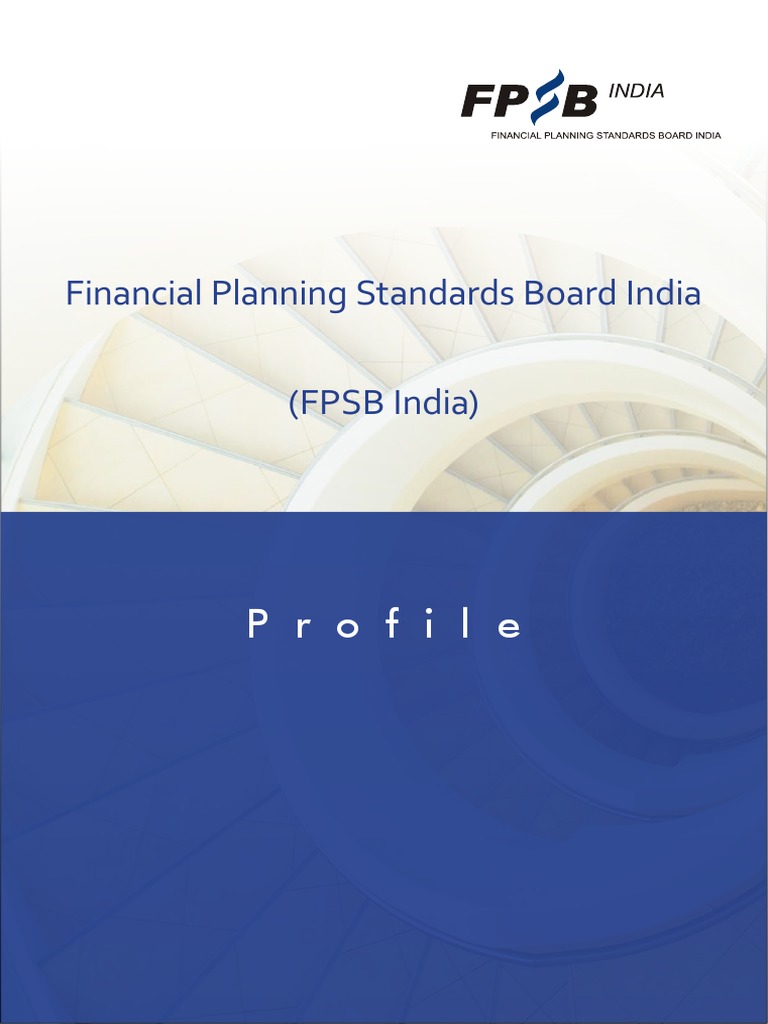 FPSB India Financial Planning Profile | PDF