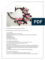 Cherry Blossom Necklace DIY