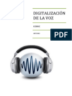 Digitalización de la voz: códecs y calidad