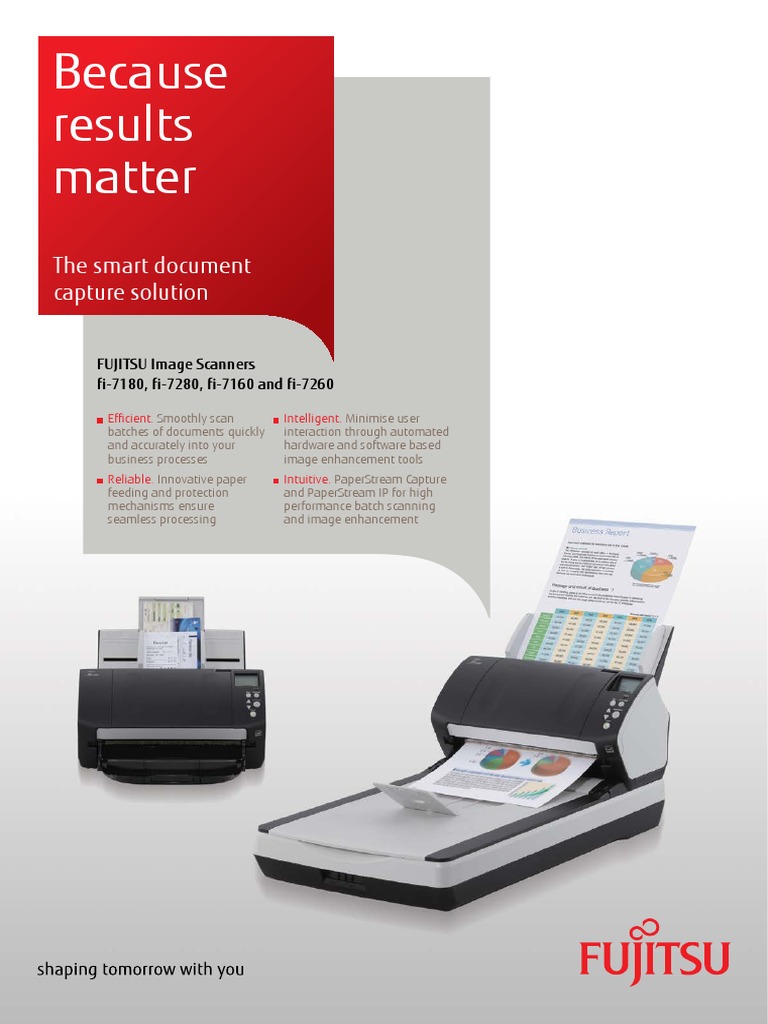 Fi 7160 Fi 7260 Fi 7180 Fi 7280 Eng Brochure | PDF | Image Scanner ...