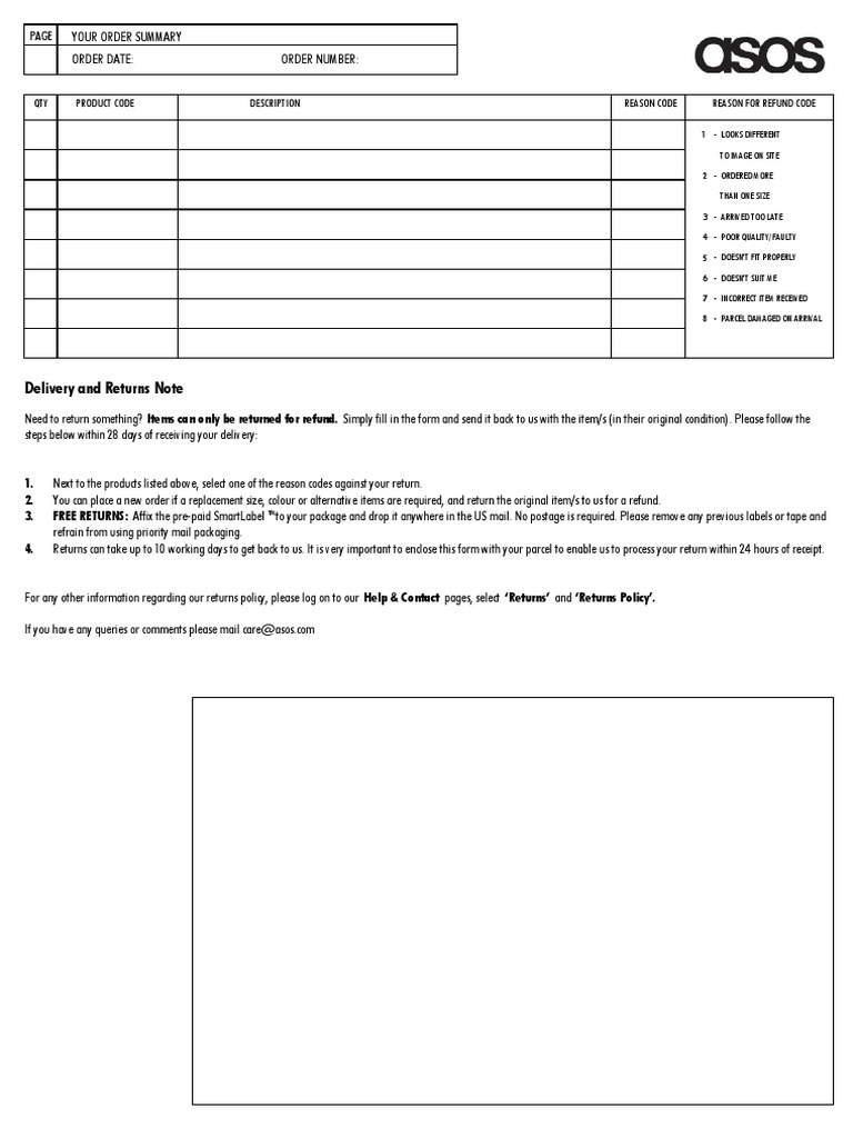 Online Purchase Return Guide | PDF