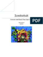 Zombiebalt: Screens and Basic Func Spec V0.3