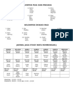 Jadwal Jaga