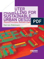 Computer Modelling For Sustainable Urban Design