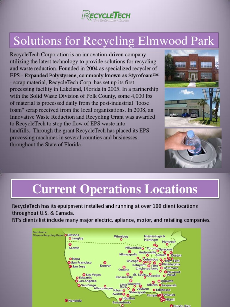 Solutions For Recycling Elmwood Park PDF Polystyrene Recycling