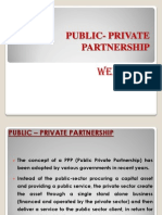 Public-Private Partnership: Wel Come