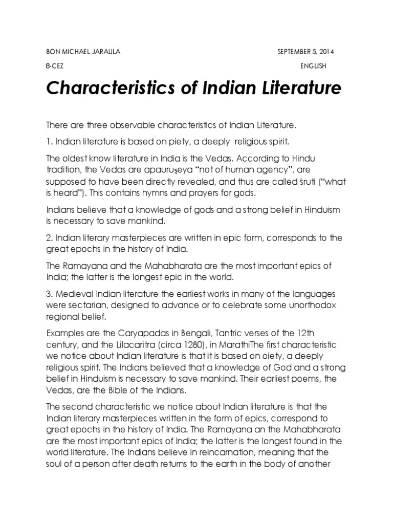 characteristics-of-indian-literature-bon-michael-jaraula-september-5