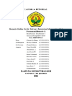 Laporan Tutorial: Skenario Outline Cavity Entrance Perawatan Saluran Akar Gigi Permanen (Skenario 1)