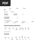 Continuous Beam Staad Report