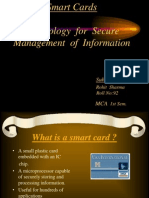 Smart Cards Technology For Secure Management of Information