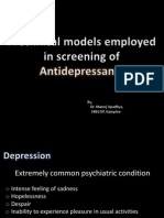 Screening of Antidepressants