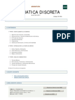 Matematica Discreta Programa