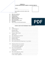 Form No. 4 Form For Application For License To Drive A Motor Vehicle.