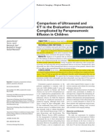 Comparison of Ultrasound and