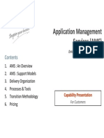 Application Management Services Overview