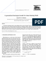 Journal of Petroleum Science and Engineering Volume 17 Issue 3-4 1997 (Doi 10.1016/s0920-4105 (96) 00072-1) Saeed M. Al-Zahrani - A Generalized Rheological Model For Shear Thinning Fluids