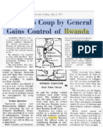 1973-07-06 Spokesman Review - Bloodless Coup by General Gains Control of Rwanda