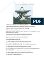 Daftar Tokoh Dan Penemu Bidang Informatika Dunia