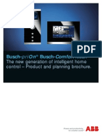 Busch-Prion: The New Generation of Intelligent Home Control - Product and Planning Brochure