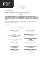 Writ of Kalikasan & First Writ of Kalikasan Against Meralco