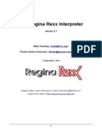 Regina REXX v3.7 - User Manual