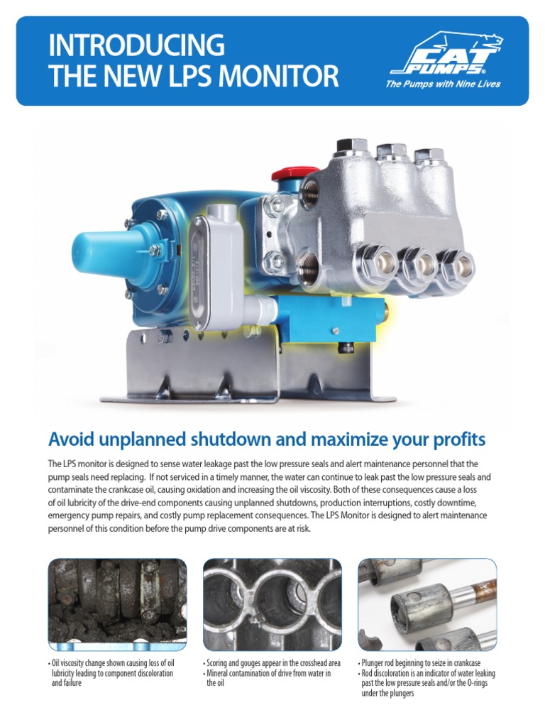 New LPS Monitor for Pump Maintenance | PDF | Pump | Machines