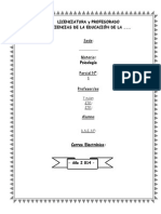 Parcial #1 de Psicología