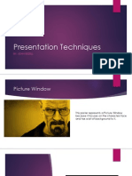 presentation techniques