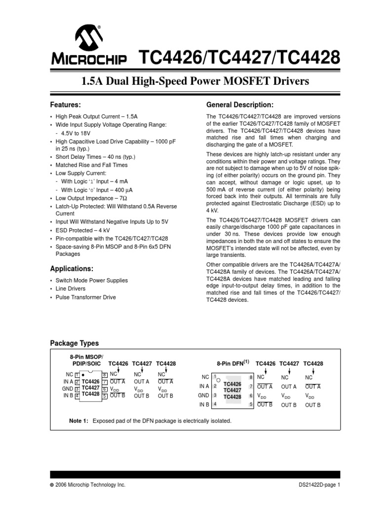 21422D PDF Pic Microcontroller Power Supply