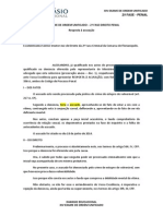 Resposta à acusação de estupro de vulnerável alegando erro de tipo e atipicidade dos fatos