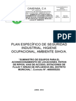 Plan Especifico de Morichal Caveinsa, C. A Nueva Norma (Reparado)