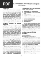 Current Sensing Solutions for Power Supply Designers - By Bob Mammano (Texas Instruments Incorporated - 2001)