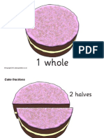 1 Whole: Cake Fractions