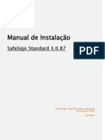 Manual de Instalação Safesign 3.0.87