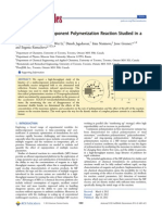 Kinetics of Polymerization in Microfluidics