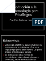 Introducción A La Epistemología para Psicólogos