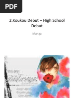 MANGA: 2. High School Debut (Koukou Debut)