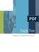 3 Chapter Three: Summary of Alternatives Analysis