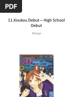 MANGA: 11.high School Debut (Koukou Debut)