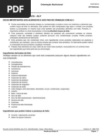 Orientação Nutricional