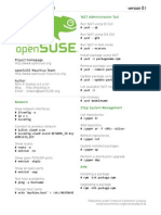 OpenSUSE Cheat Sheet