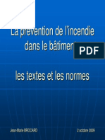 Textes Et Normes Protection Incendie