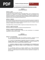 Reglamento de Acreditacion de Supervisores Municipales de Obras