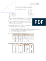 Revisão 1a Aval Topografia